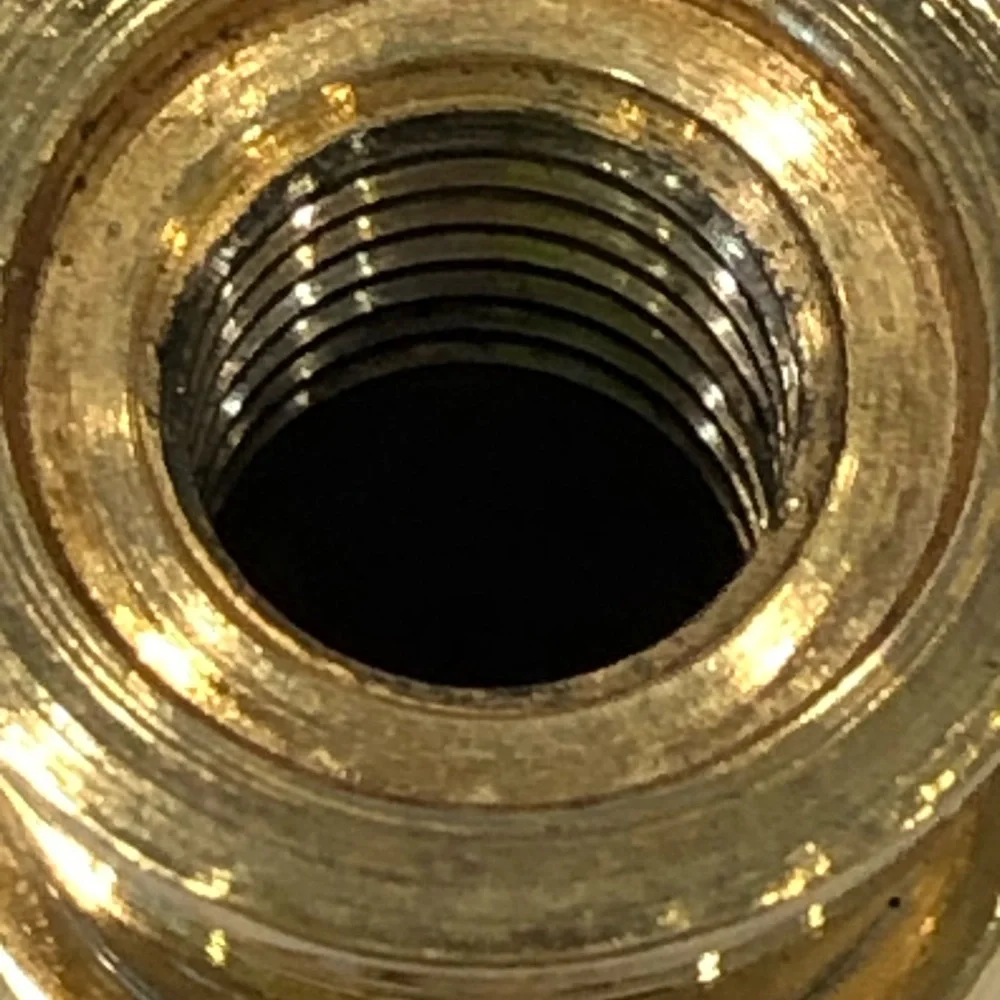 Vintage Gold Tone Brass Cylindrical Shape Portable Purse Travel  Perfume Vial - Picture 11 of 13